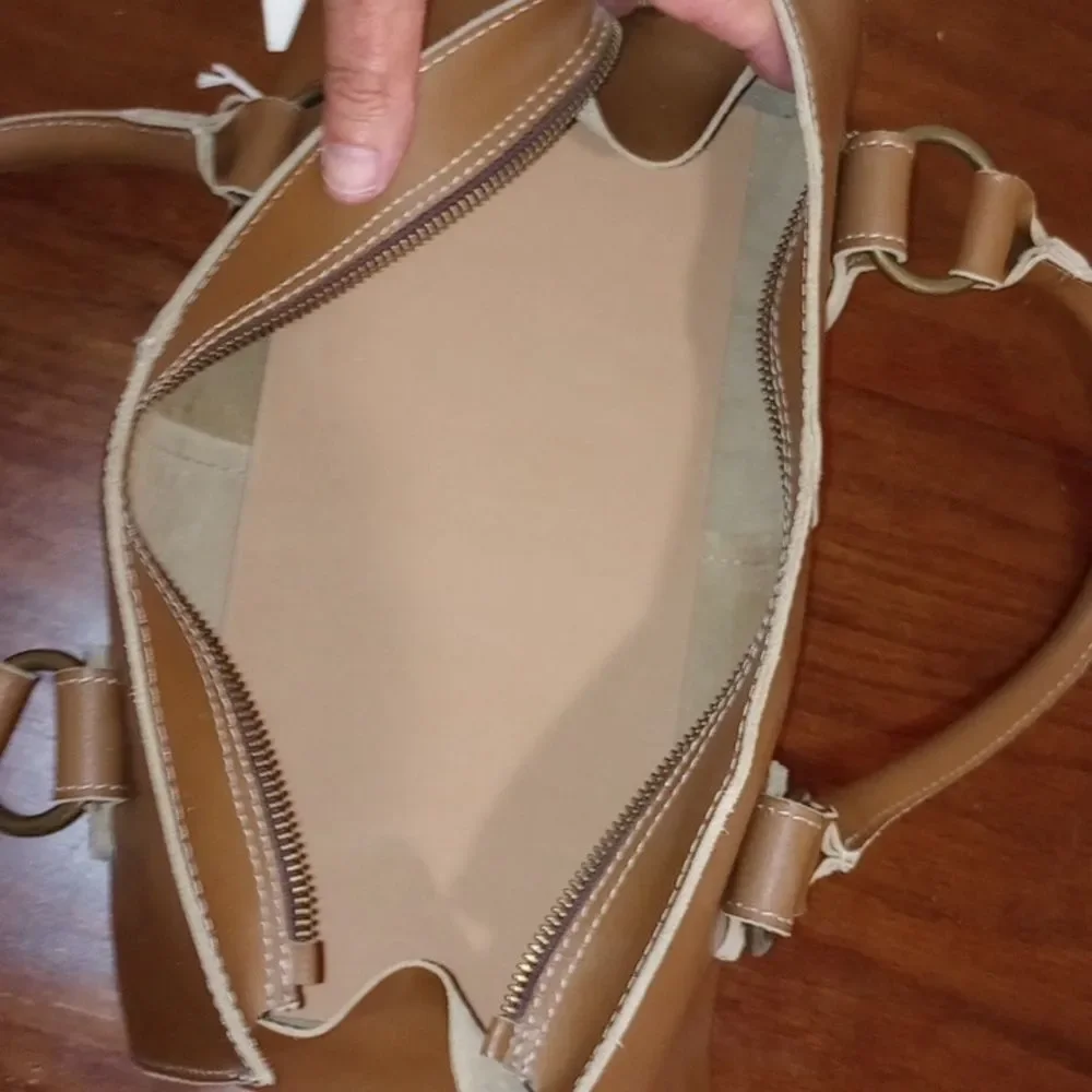 Caterina Lucchi Leather Baguette Handbag - NEW! - Picture 6 of 9